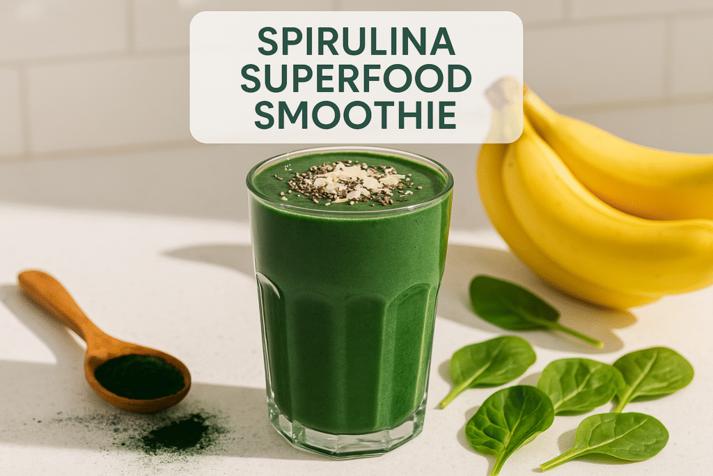 20251202 1843 Spirulina Smoothie Delight Simple Compose 01kbfmqb8nf0tsmeybad6s7eyx 1024x683