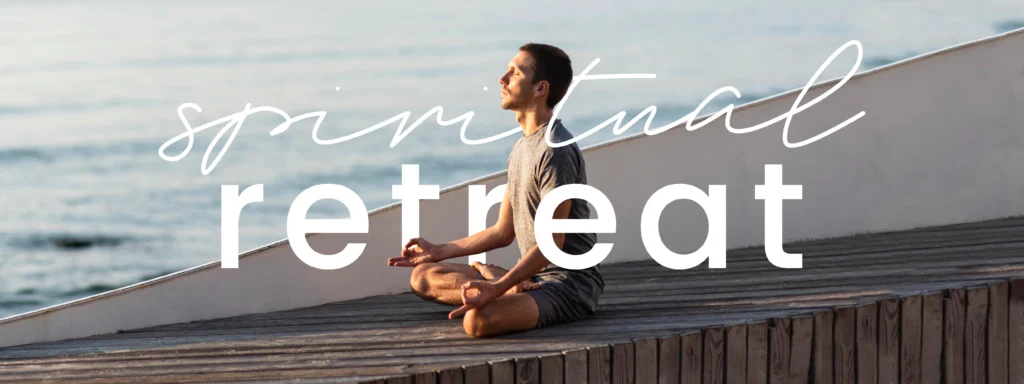 30 Things You Can Add to Your Vision Board for Manifestation spiritual retreat with man meditating