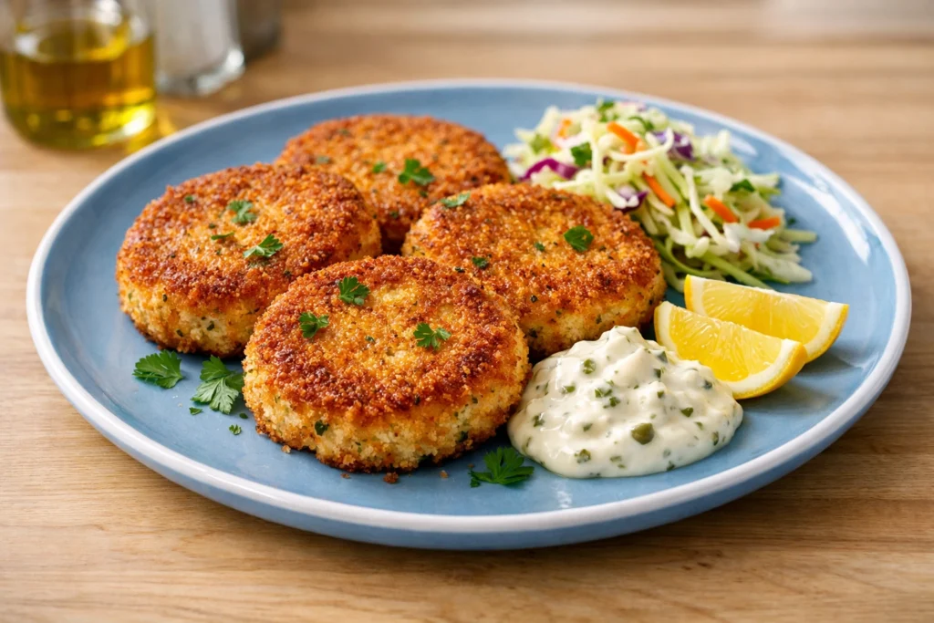 salmon cakes serving suggestions with sauce